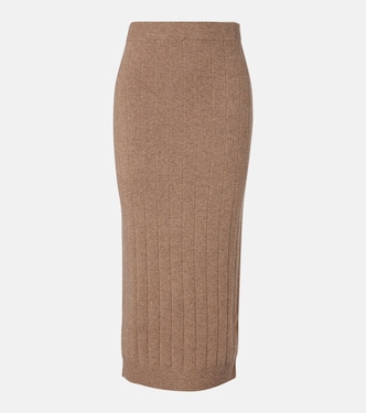 Falda midi Sante de cachemir | Max Mara