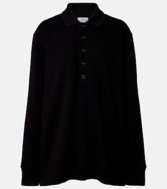 بلوفر بولو من القطن الجيرسيه  | Courrèges