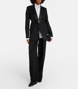 Blazer mit Satin | Victoria Beckham