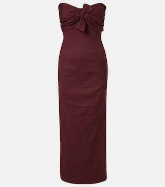 Rahel linen and cotton-blend maxi dress | Tove