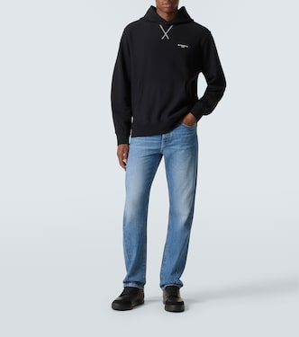 Logo cotton jersey hoodie | Givenchy