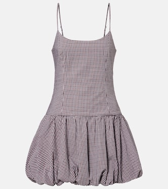 Pelea gingham cotton-blend minidress | Faithfull