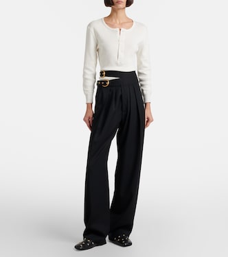 Virgin wool wide-leg pants | Chloé