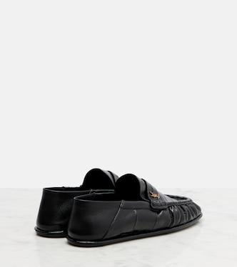 Patent leather penny loafers | Saint Laurent