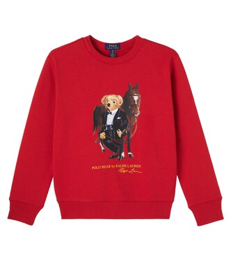 Polo Bear cotton sweatshirt | Polo Ralph Lauren Kids
