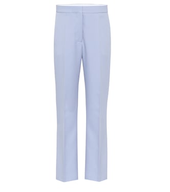 High-rise straight-leg pants | Stella McCartney