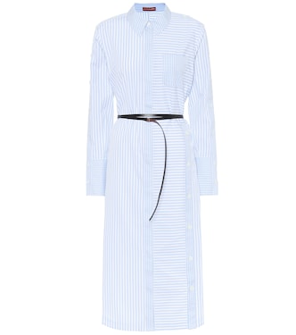 Abito chemisier Aster a righe in cotone | Altuzarra