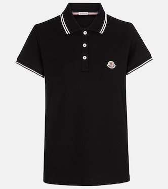 Cotton piqué polo shirt | Moncler