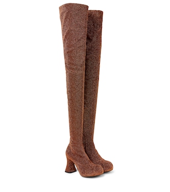 Botas mosqueteras Groove de Lurex® | Stella McCartney