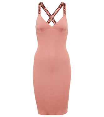 Logo jacquard midi dress | Off-White