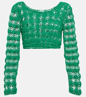 Bella crochet cotton crop top | Anna Kosturova