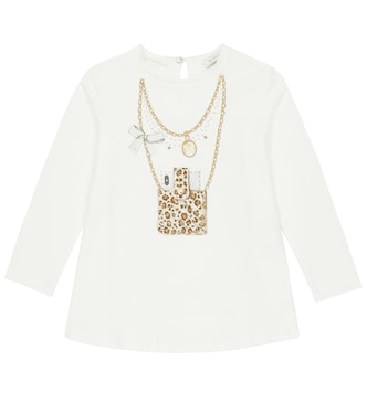 Top aus Baumwoll-Jersey | Monnalisa