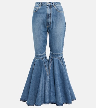 Jeans Crinoline flared de tiro alto | Alaïa