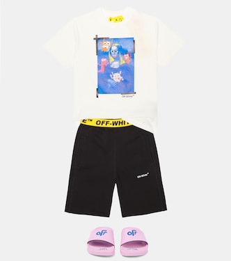 T-shirt imprimé en coton | Off-White Kids