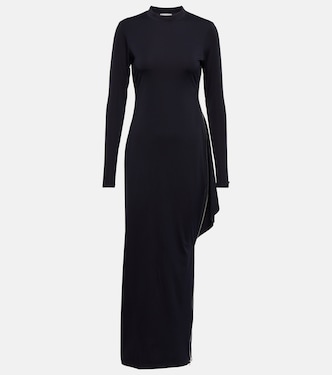 Zip-detail jersey minidress | JW Anderson