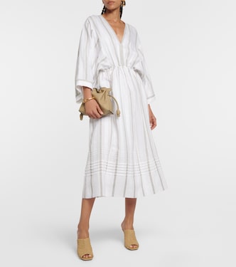 Midikleid Henrietta aus Leinen | Loro Piana