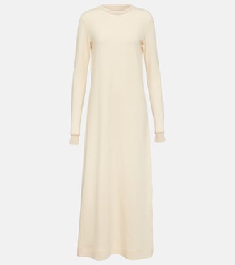 Robe midi en laine et coton | Jil Sander
