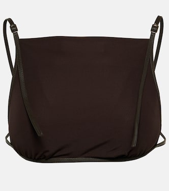 Cropped-Top Framed mit Leder | Christopher Esber