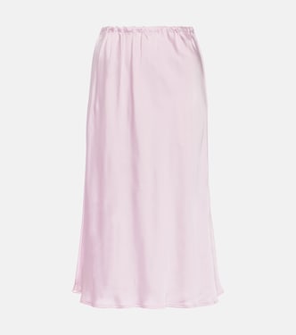 Falda midi de satén | Jil Sander