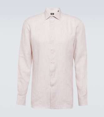 Camicia in lino a righe | Zegna