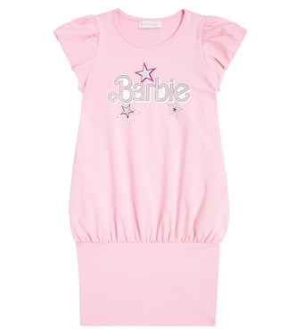 x Barbie® - Abito in misto cotone | Monnalisa