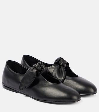 Ballerine in pelle con fiocco | CO