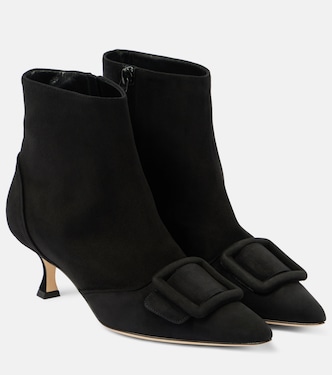 Stivaletti Baylow in suede | Manolo Blahnik