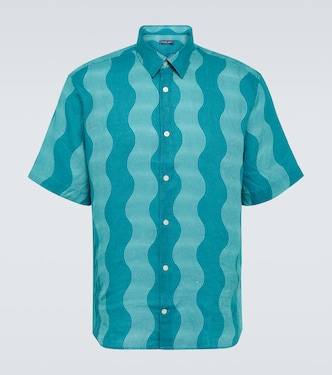 Camicia bowling in lino | Frescobol Carioca