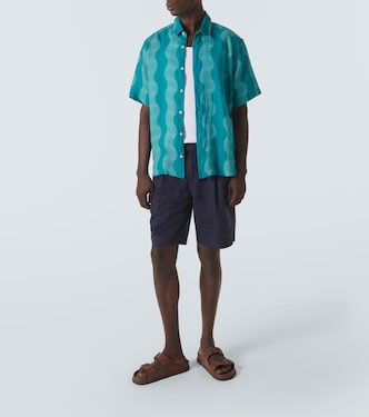 Camicia bowling in lino | Frescobol Carioca
