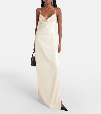 Sequined open-back gown | Magda Butrym