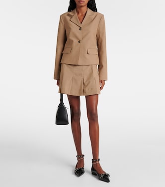 Blazer in twill | Ganni