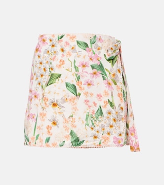Minifalda Luna Jardinera floral | Agua by Agua Bendita