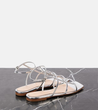 Sandali in pelle metallizzata | Gianvito Rossi
