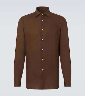 Hemd aus Leinen | Kiton