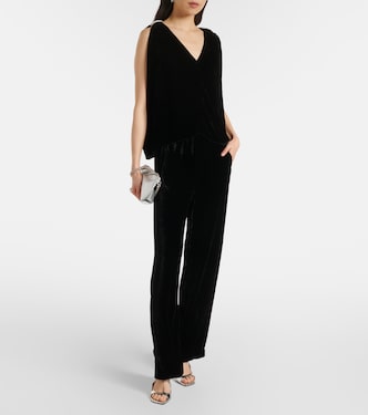 Top Adelle in velluto | Velvet