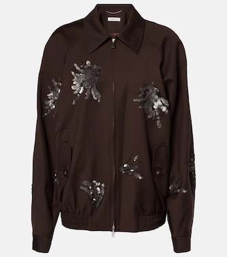 Bestickte Bomberjacke | Jacques Wei