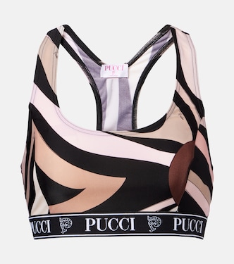 Printed sports bra | Pucci