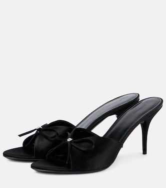 Sandales Knife Bow 80 en satin | Balenciaga