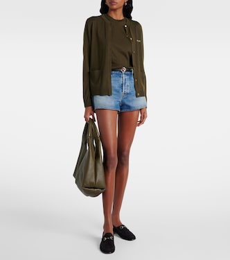 Short en jean à taille mi-haute | Gucci