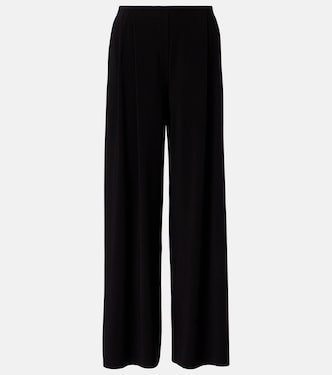 Pantalones anchos de tiro alto | Norma Kamali