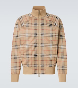 Bomber in jersey Burberry Check | Burberry