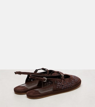 Amiee embroidered suede espadrilles | Jimmy Choo