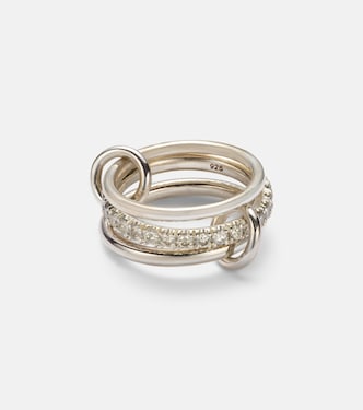 Ring Petunia aus Sterlingsilber mit Diamanten | Spinelli Kilcollin