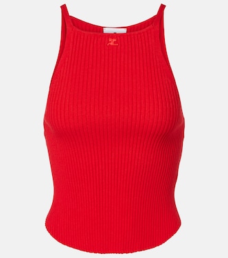 Top Circle aus Rippstrick | Courrèges