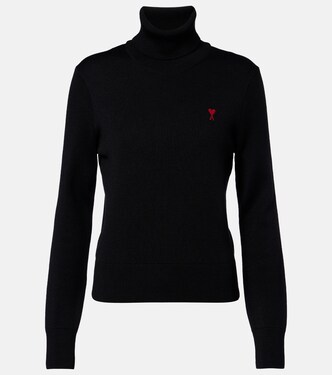 Ami de Cœur wool turtleneck sweater | Ami Paris