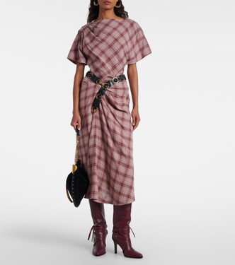 Neyela checked cotton T-shirt | Marant Etoile