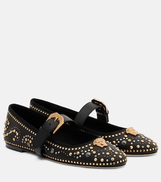 Ballerine Mary Jane La Medusa in pelle | Versace
