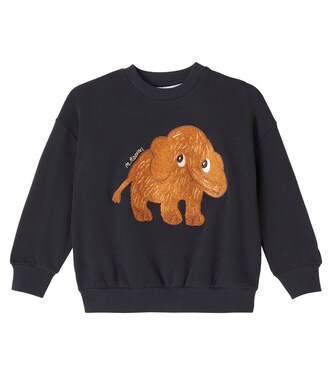 Printed cotton sweatshirt | Mini Rodini