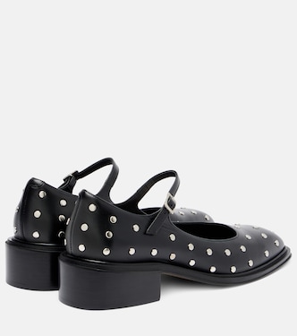 Penelope 40 leather Mary Jane pumps | Souliers Martinez