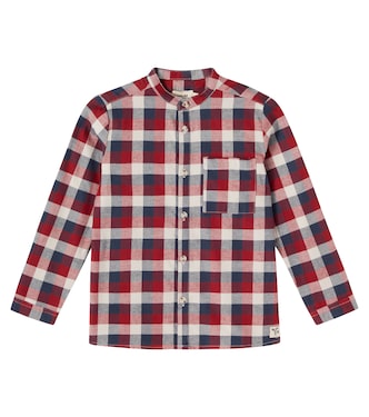 Willum checked cotton shirt | Wheat